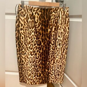 Vintage Celine Silk mid-length skirt SZ 42